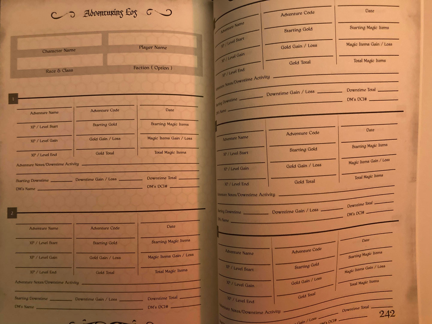 Legendary Me - A Complete Adventure Journal & Character Tracking Guide to Use with 5E RPGs