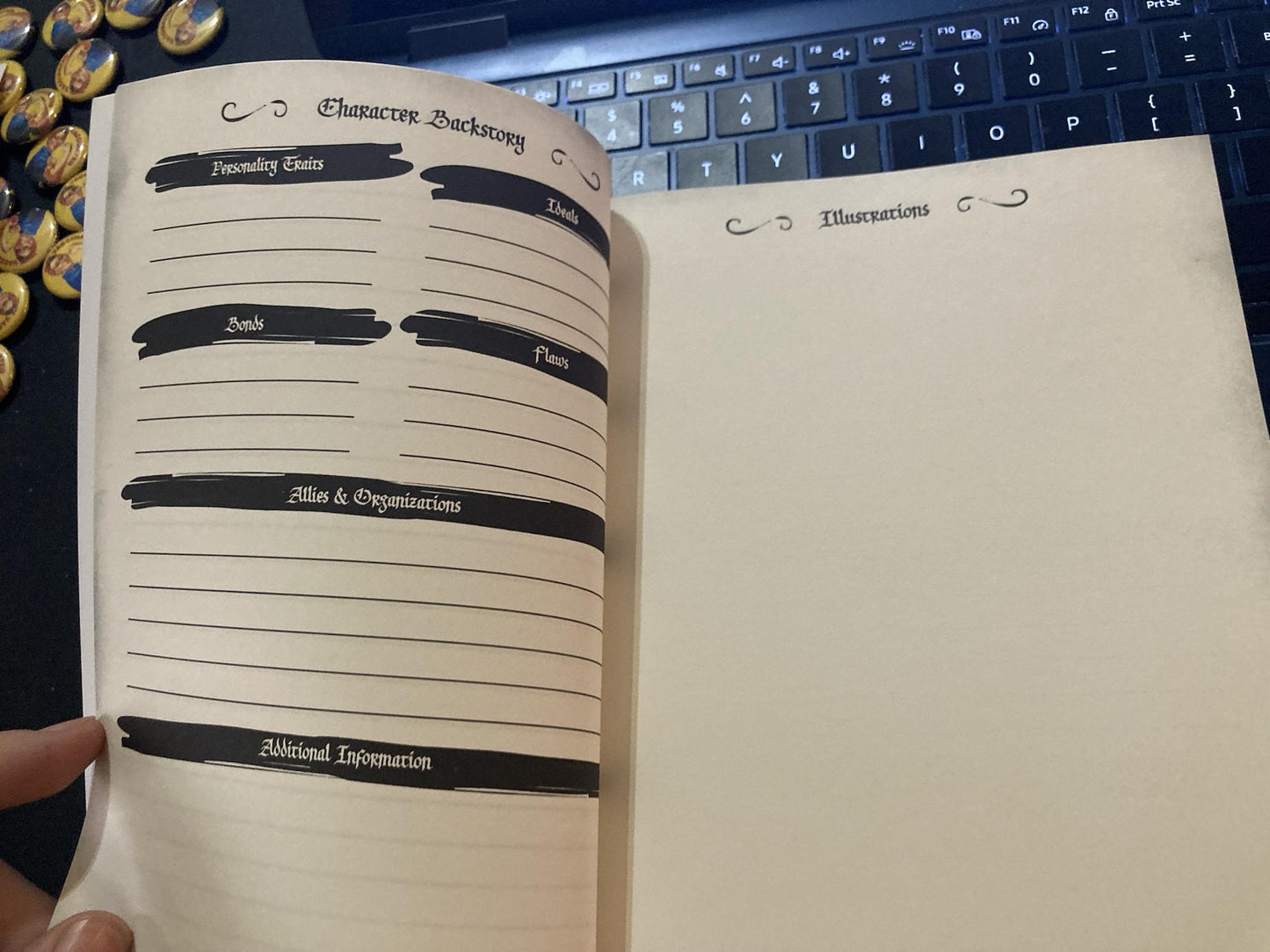 Legendary Me - A Complete Adventure Journal & Character Tracking Guide to Use with 5E RPGs