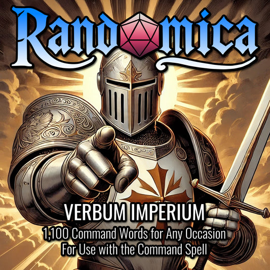 Verbum Imperium: 1,100 Command Words for Any Occasion [Randomica]