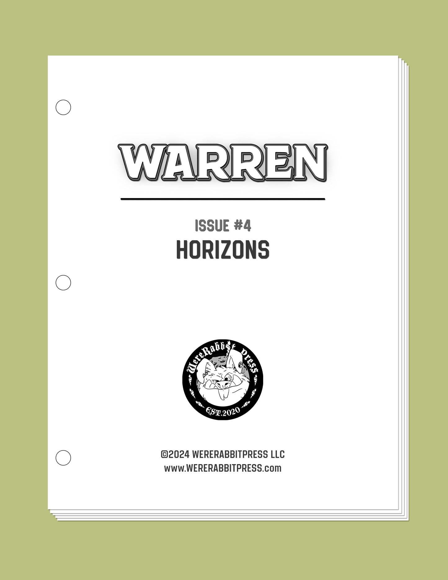 Warren Magazine #4 - Horizons [December 2024] - PREORDER